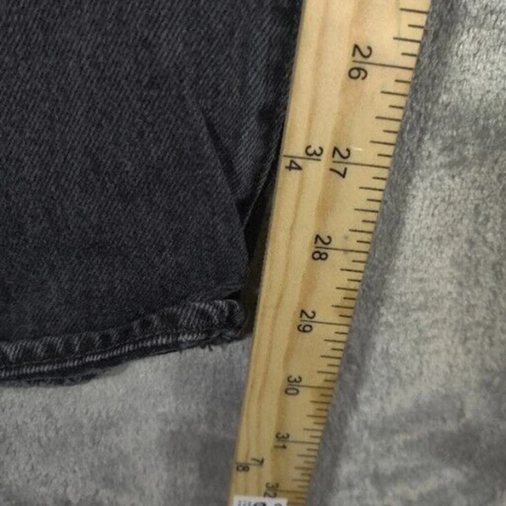 Levis Jeans Mens 40x29 Black 501‎ Original Fit Button Fly Black Wash
